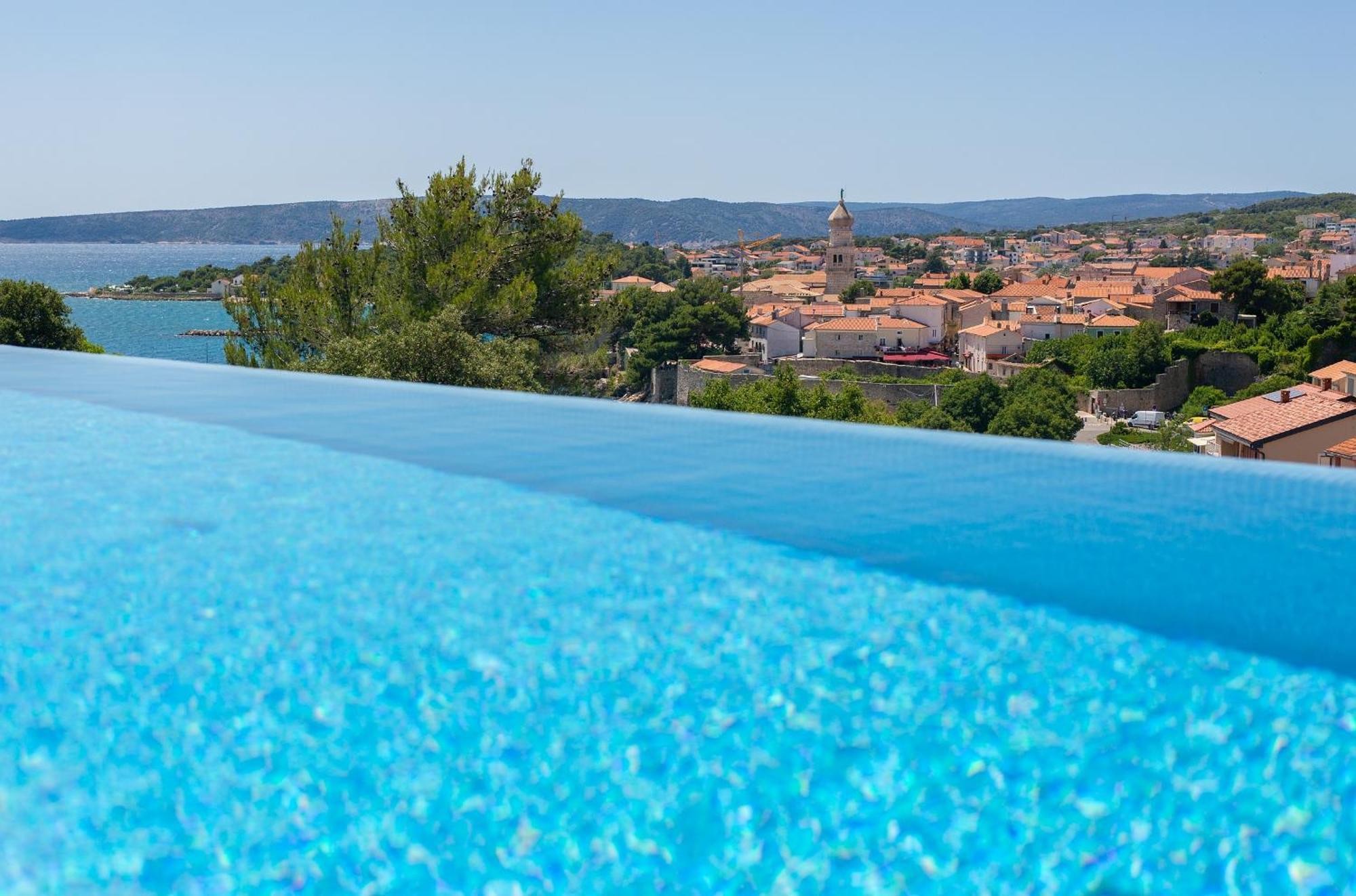 Unique Apartment With Private Pool Krk Town Eksteriør bilde